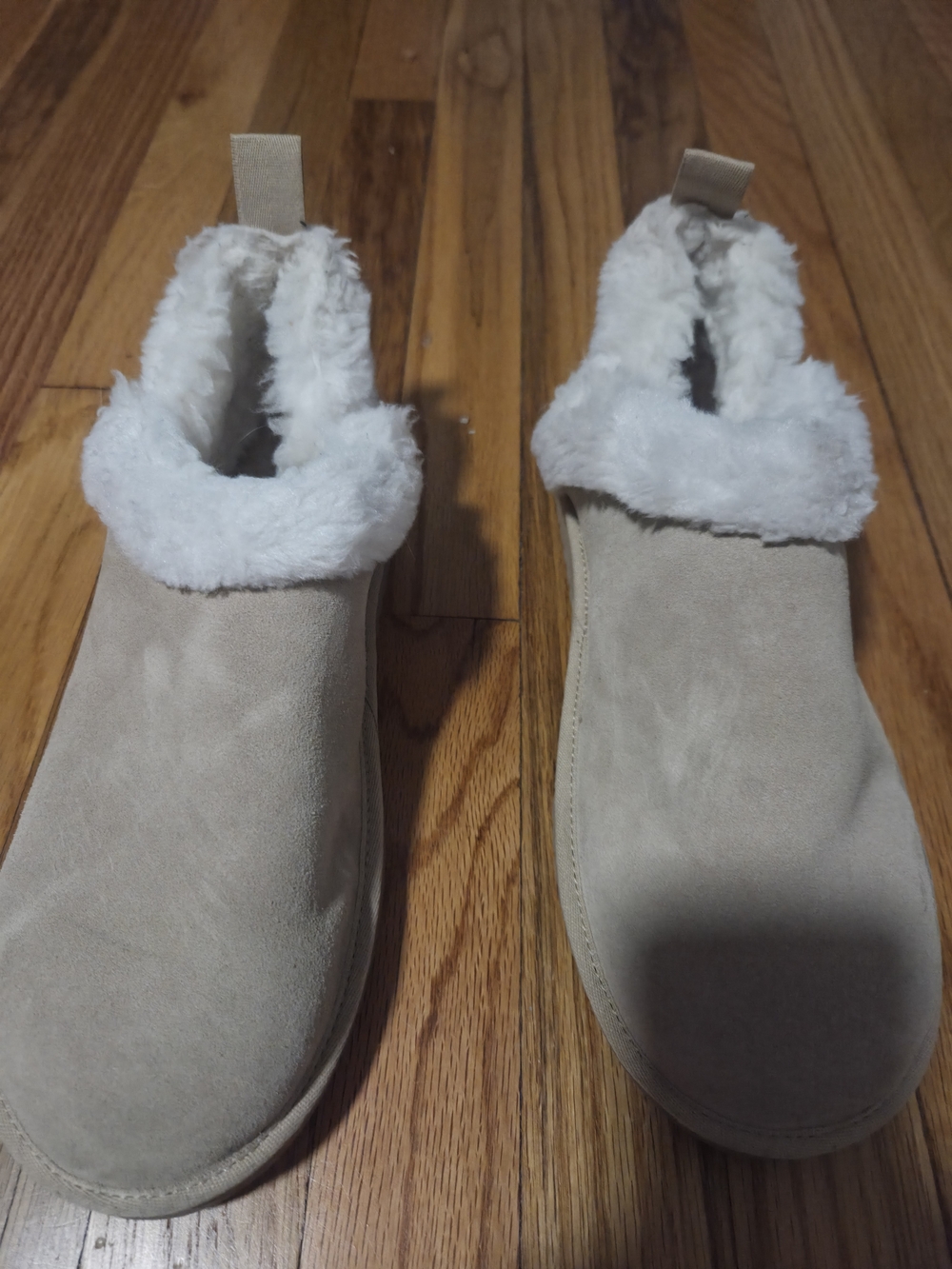 UGG Women's Chestnut Suede Plush-Lined Slip-On Slippers